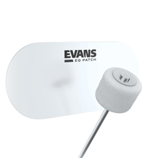 Evans EQ Double Pedal Patch, Clear